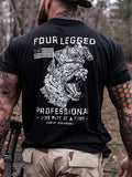 FOUR LEGGED PROFESSIONAL K9 TRAINING MEN'S T-SHIRT