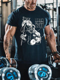 IRON IS THE CURE PRINT MEN'S CASUAL T-SHIRT