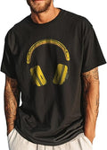 domirica Solid Graphic Tees for Men 100% Cotton Short Sleeve