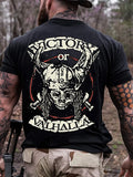 VALHALLA PRINT MEN'S CASUAL T-SHIRT