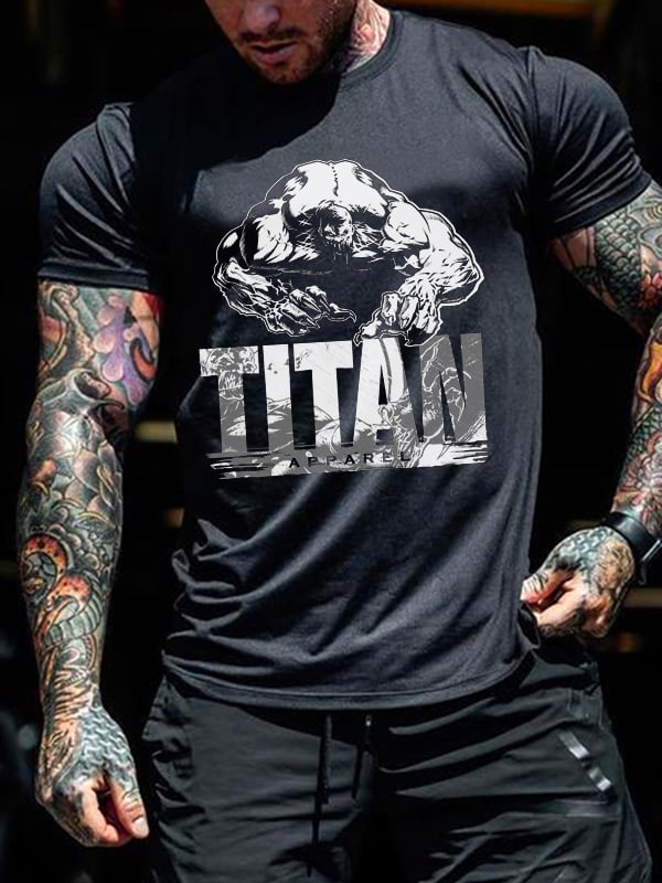 TITAN FITNESS MEN'S CASUAL T-SHIRT
