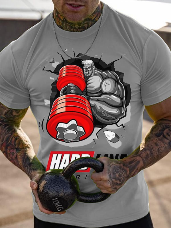 SPARTAN HEAD CASUAL MEN'S T-SHIRT