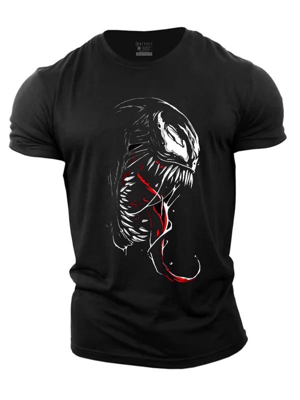 TRENDY NEW VENOM PATTERN CASUAL T-SHIRT
