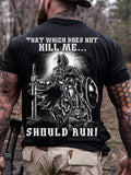 BERSERKER QUOTES PRINT MEN'S CASUAL T-SHIRT