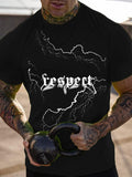 RESPECT PRINT MEN'S CASUAL T-SHIRT