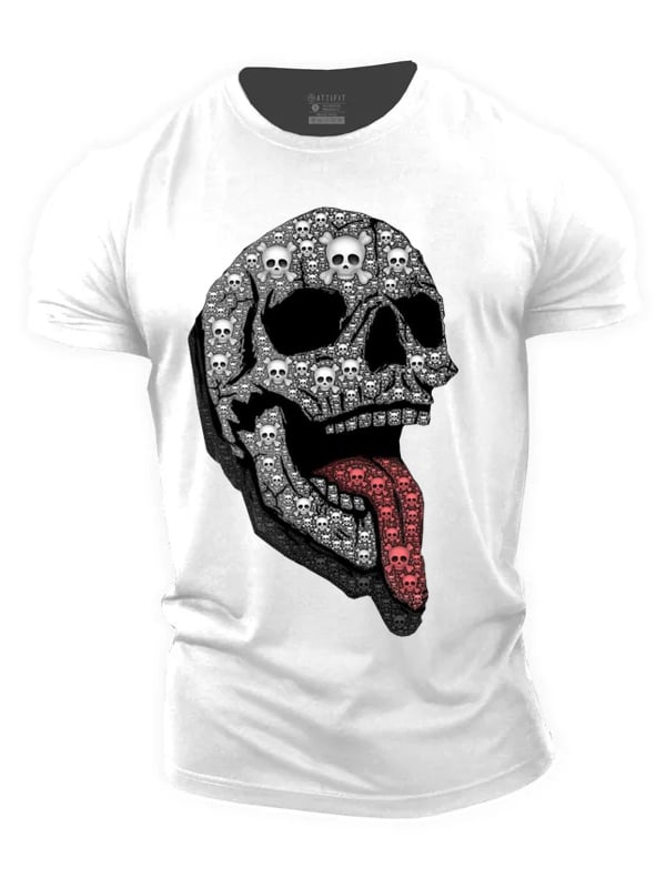 SUPER SKULL MEN'S FASHION T-SHIRT